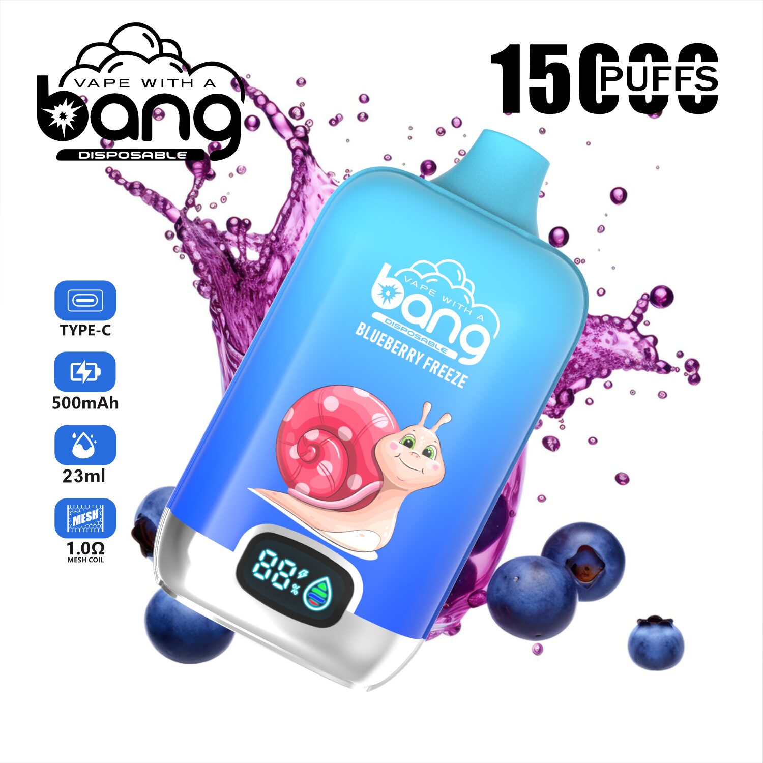 Bang Digital Box 15000 15k Puffs LED Pover Display Wholesale Original  Disposable Vape - FDVAPE