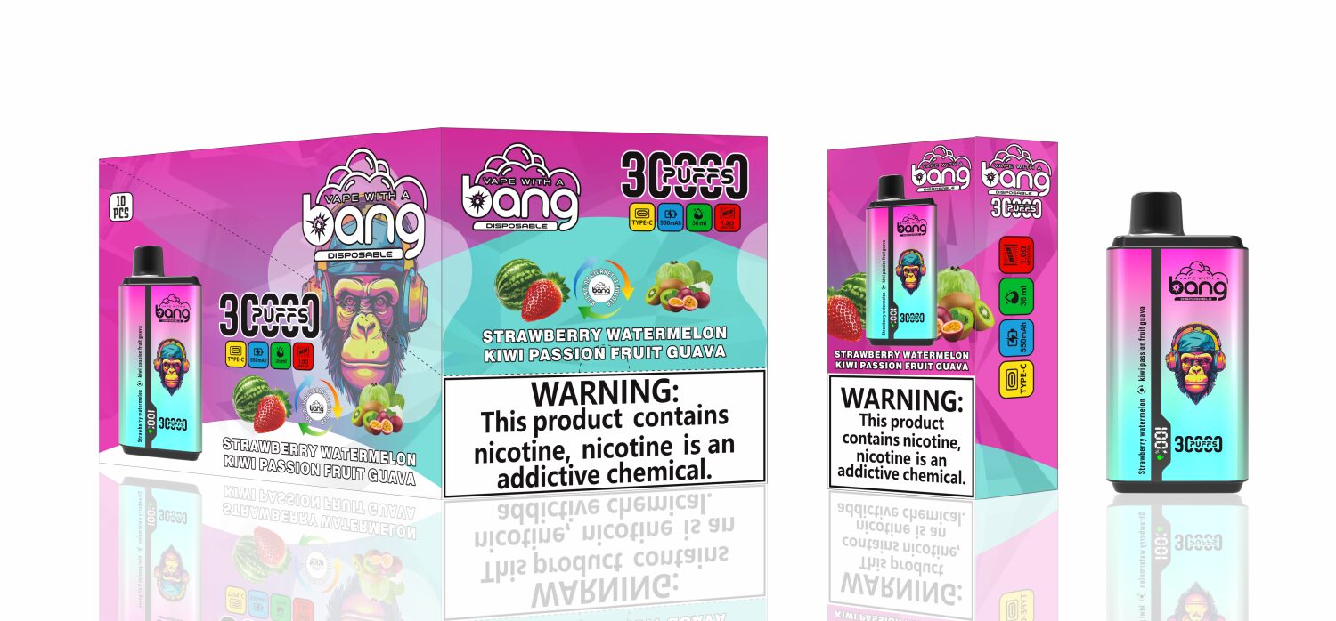 bang vape flavors Bang Blaze 60K 4-in-1 Disposable Vape | 4 Flavors in 1 | 60,000 Puffs |  60ml E-liquid | Smart Display | Type-C Charging main image 1