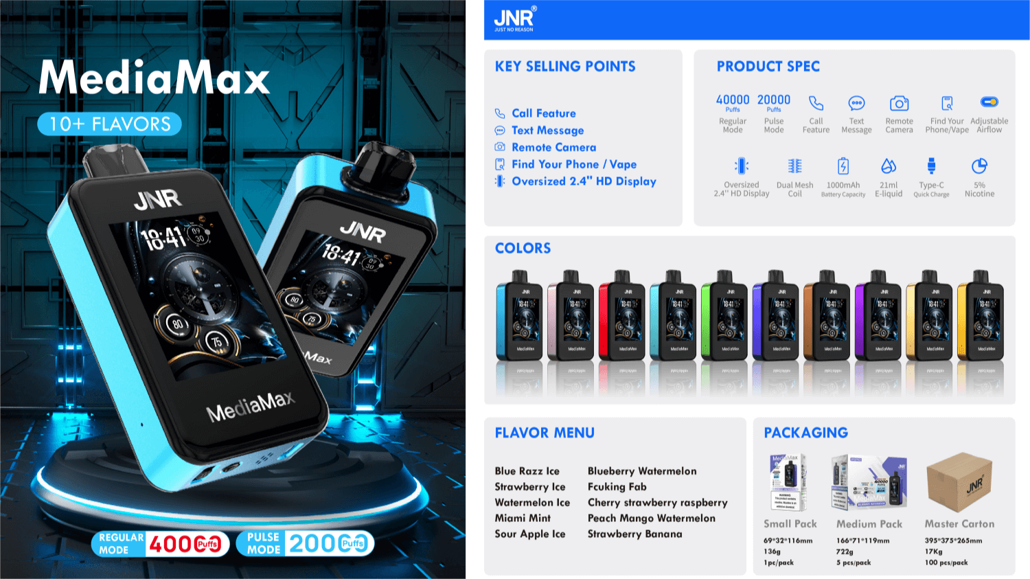 elfbar elfa master akku JNR MediaMax 40000 Review: The Smartest Disposable Vape on the Market? main image 1