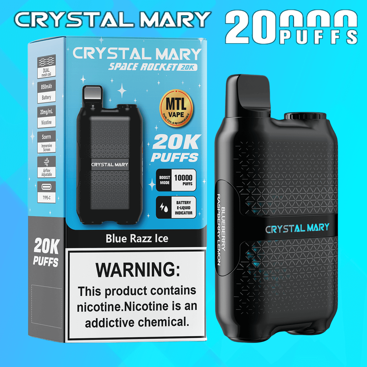 crystal vape nicotine content Live Sugar THCA+THC-P Disposable Vape For Sale main image 1