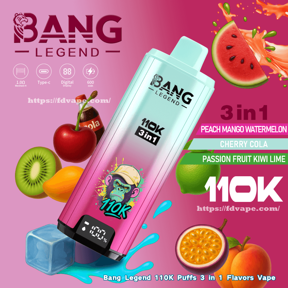bang vape flavors Bang Legend 8 in 1 Flavors 300,000 Puffs