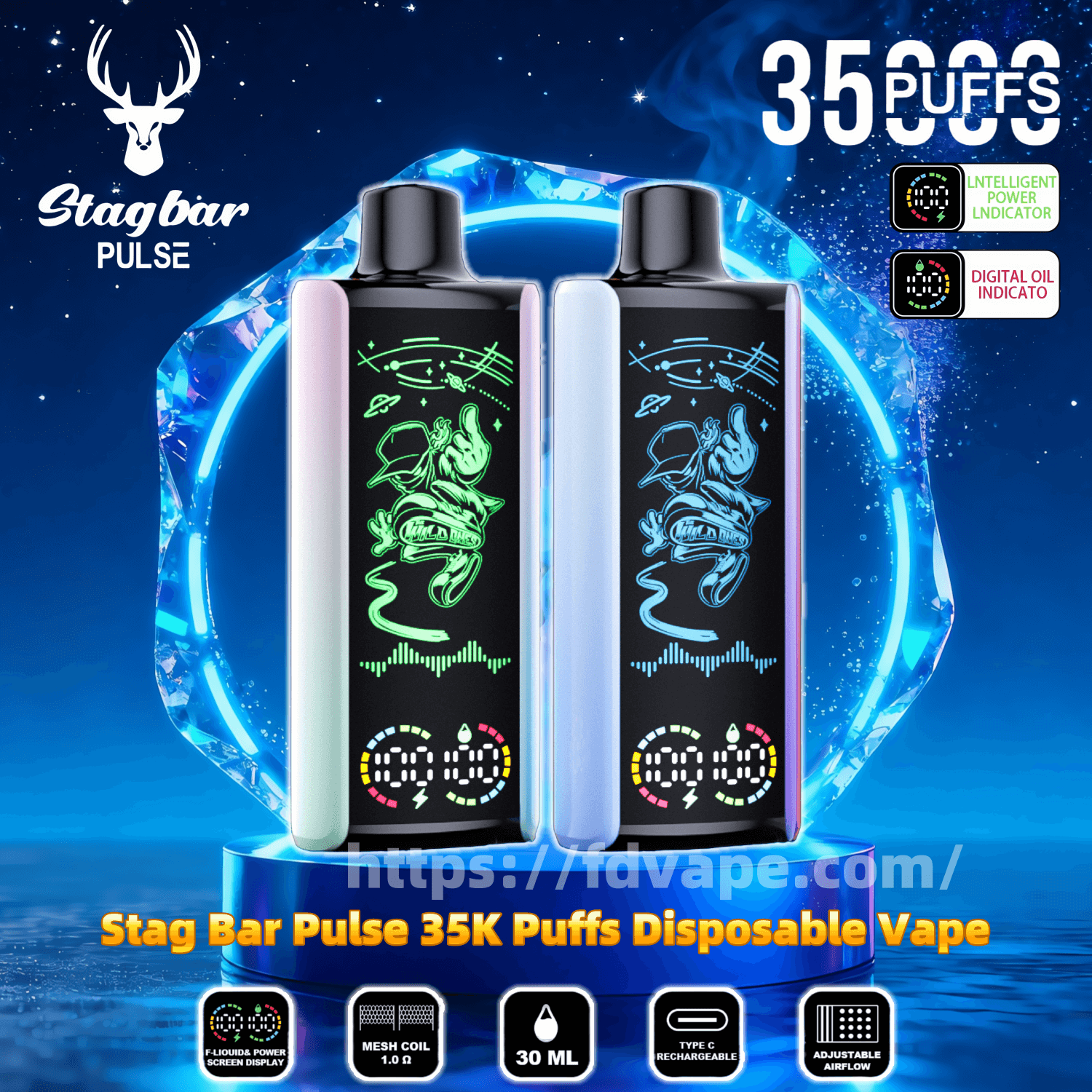 lit bar vape Litty 5g THCA Loaded Live Diamonds Vape main image 0