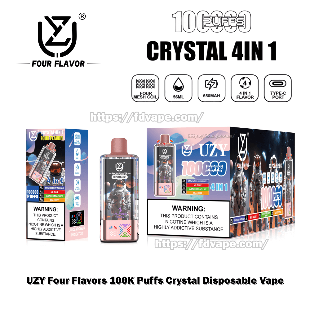 crystal 4 in 1 vape refills Crystal 4in1 – Specs, Flavors & Wholesale Info main image 1
