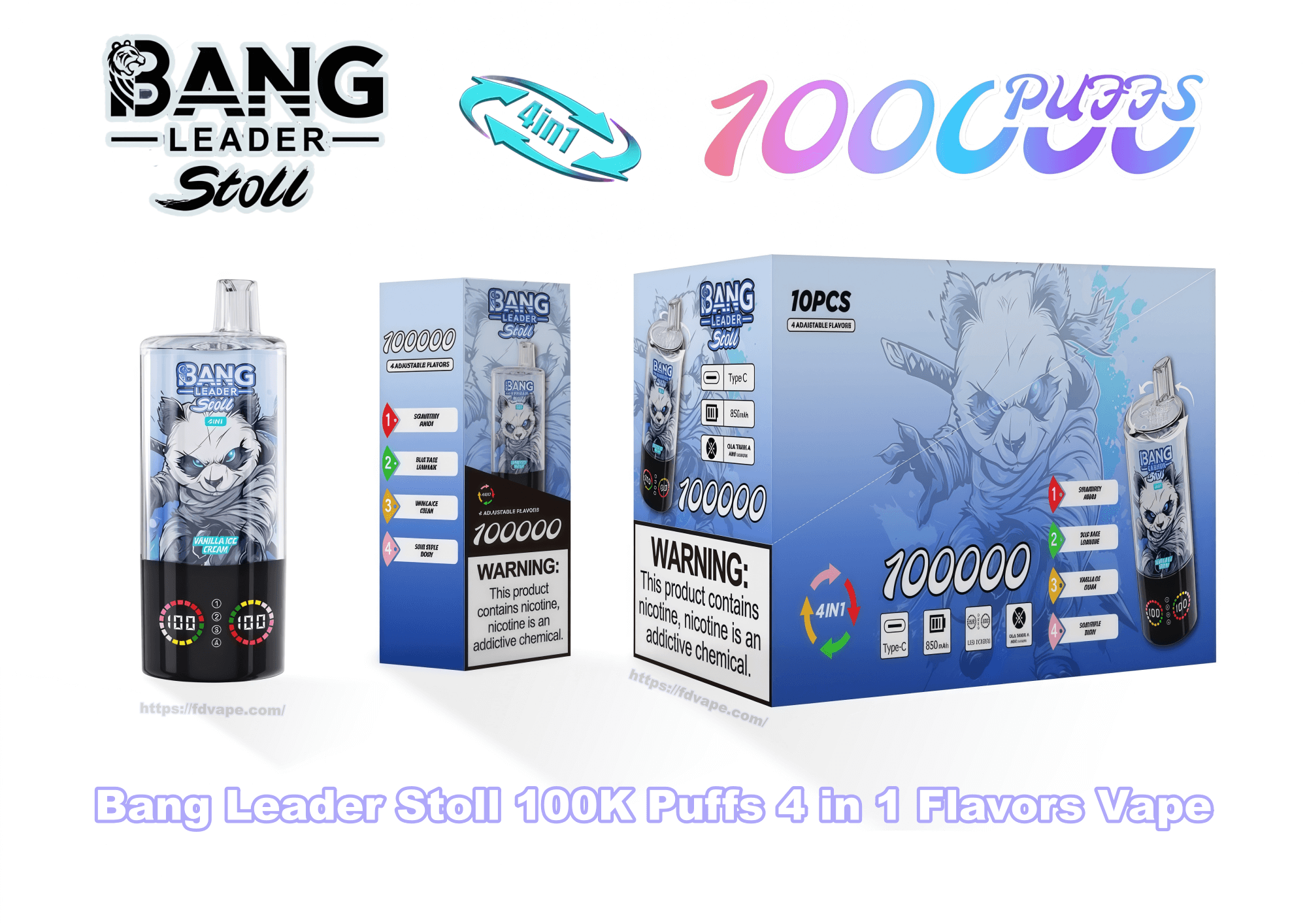 100k puffs disposable vape wholesale Bang Blaze 100K Puffs 6-in-1 Disposable Vape Wholesale – 850mAh Battery,  0%-5% Nicotine, LED Display - VAPE HK SHOP main image 1