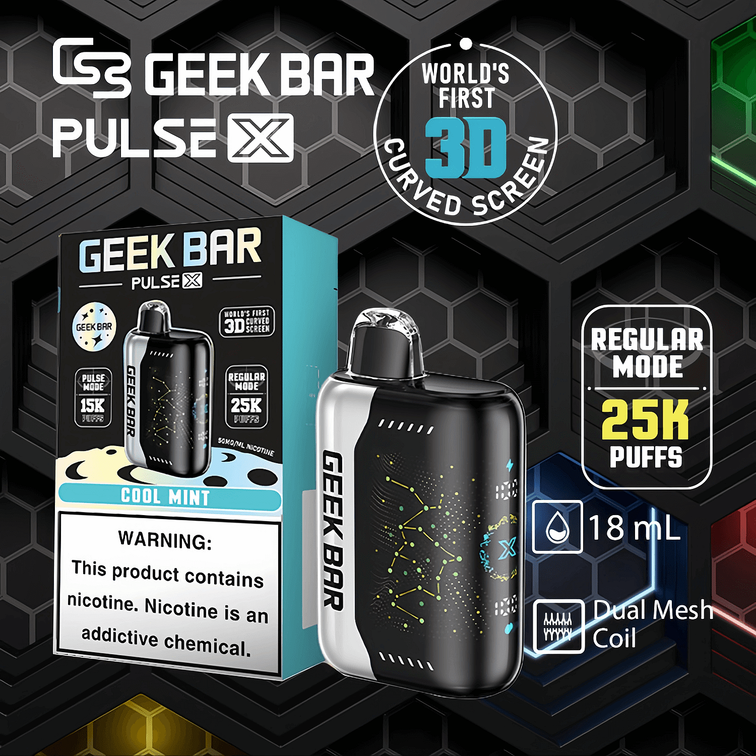 Mint Geek Bar Pulse Cool Mint - Geek Bar Pulse X 25000 Mint Geek Bar Pulse Cool Mint - Geek Bar Pulse X 25000