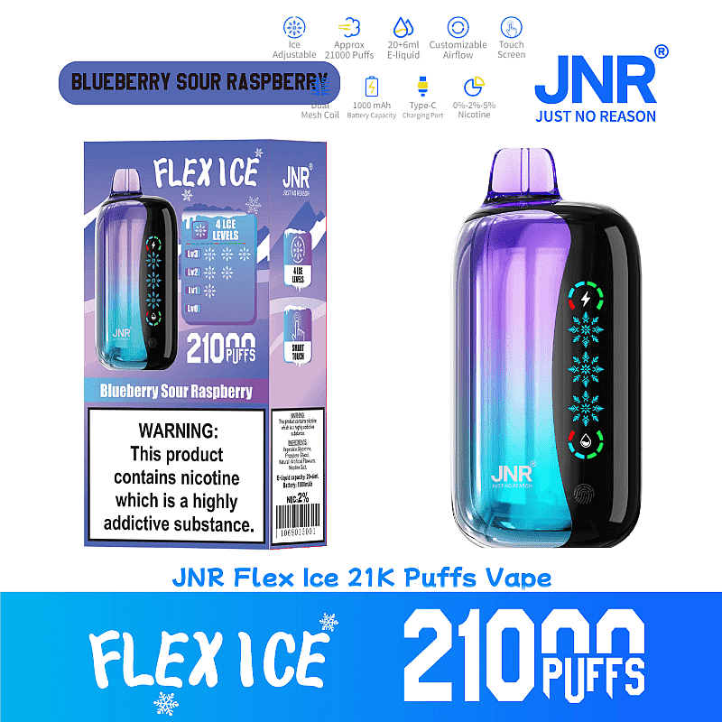 JNR Flex Ice - design et interface