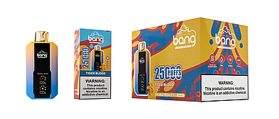 Bang 25000 25k Puffs 0% 2% 3% 5% Nicotine New LED Display Disposable Vape - High-capacity vaping device with LED display