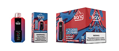 Bang 25000 25k Puffs 0% 2% 3% 5% Nicotine New LED Display Disposable Vape - High-capacity vaping device with LED display