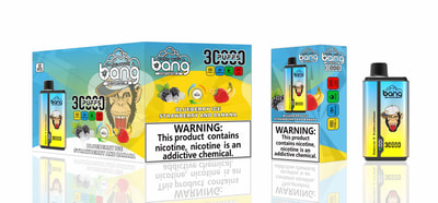 Bang 30000 30k Puffs 0% 2% 3% 5% Nicotine New Double Taste Disposable Vape - High-capacity dual-flavor vaping device