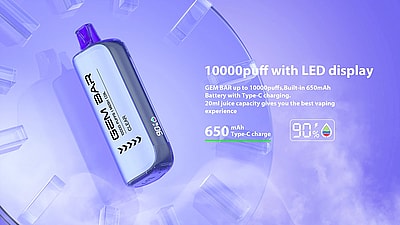 GEM BAR 10000 Puffs E cigarett grossist engångs vape penna