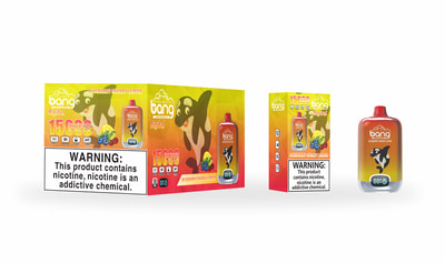 Bang Digital Box 15000 15k Puffs LED Power Display Wholesale Original Disposable Vape - High-capacity disposable vaping device with LED power display