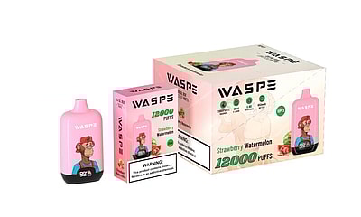 WASPE 12000 Puffs Digital Box Disposable Vape - High-capacity vape device with digital box display
