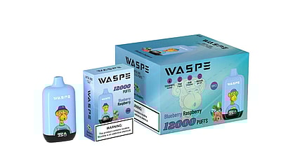 WASPE 12000 Puffs Digital Box Disposable Vape - High-capacity vape device with digital box display
