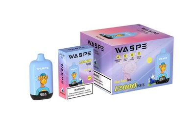 WASPE 12000 Puffs Digital Box Vape Descartável - Dispositivo vape de alta capacidade com display de caixa digital