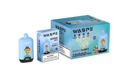 WASPE 12000 Puffs Digital Box Vape Descartável - Dispositivo vape de alta capacidade com display de caixa digital