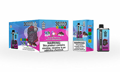 Bang King 30000 30k Puffs Double Goût Vape Jetable 0% 2% 3% 5% Nicotine 12 Goûts LED Affichage Direct Usine