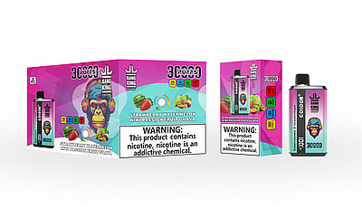 Bang King 30000 30k Puffs Double Goût Vape Jetable 0% 2% 3% 5% Nicotine 12 Goûts LED Affichage Direct Usine