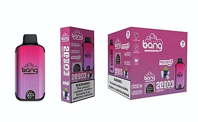 Bang 20000 20k Puffs LED Display Disposable Vape - High-capacity disposable vape device with LED display