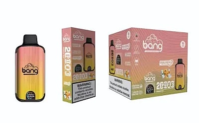 Vape usa e getta con display a LED Bang 20000 da 20k - Dispositivo di vaporizzazione usa e getta ad alta capacità con display a LED