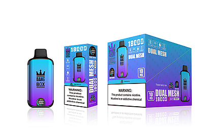 Bang Box 18000 Puffs Disposable Vape - High-capacity disposable vape device providing 18000 puffs