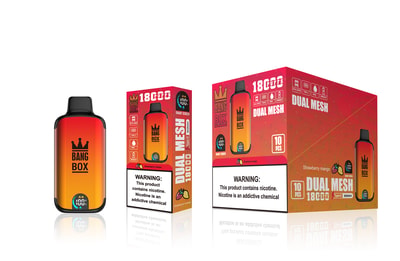 Bang Box 18000 Puffs Vape Descartável - Dispositivo vape descartável de alta capacidade que fornece 18.000 baforadas