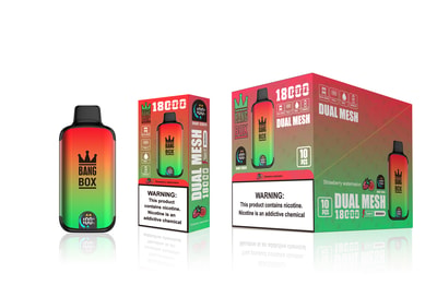 Bang Box 18000 Puffs Vape Descartável - Dispositivo vape descartável de alta capacidade que fornece 18.000 baforadas