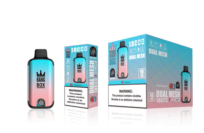 Bang Box 18000 Puffs Vape Descartável - Dispositivo vape descartável de alta capacidade que fornece 18.000 baforadas