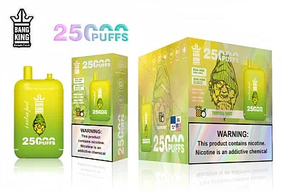 Bang King 25000 Rookwolken 25k Dubbel Magazijn Wegwerp Vape Veel Nicotine Smaken Oplaadbare LED Display E-sigaretten Groothandel
