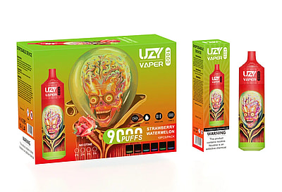 UZY Vaper 9000 9k Puffs Vape Descartável Atacado - Dispositivo vaping descartável de alta capacidade