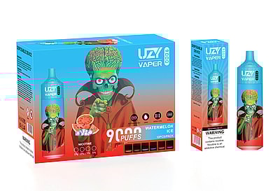 UZY Vaper 9000 9k Puffs Vape Descartável Atacado - Dispositivo vaping descartável de alta capacidade