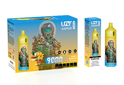 UZY Vaper 9000 9k Puffs Vape Descartável Atacado - Dispositivo vaping descartável de alta capacidade