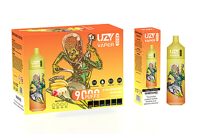 UZY Vaper 9000 9k Puffs Vape Descartável Atacado - Dispositivo vaping descartável de alta capacidade