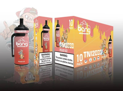 Original Großhandel BANG Tn 12000 12k Puffs Einweg-Vape - Einweg-Vaping-Gerät mit hoher Kapazität