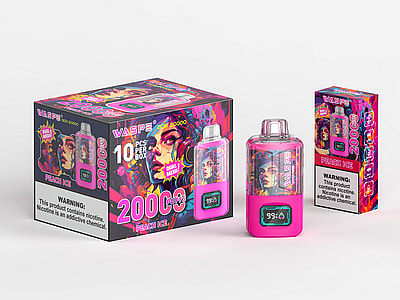 WASPE 20000 Puffs Dual Mesh Box Vape jetable - Dispositif de vapotage à double maille haute capacité