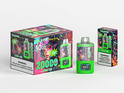 WASPE 20000 Puffs Dual Mesh Box Vape jetable - Dispositif de vapotage à double maille haute capacité