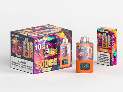 WASPE 20000 Puffs Dual Mesh Box Wegwerpvape - Dual-mesh vaping-apparaat met hoge capaciteit