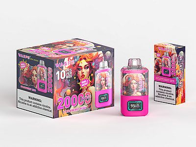 WASPE 20000 Puffs Dual Mesh Box Vape jetable - Dispositif de vapotage à double maille haute capacité