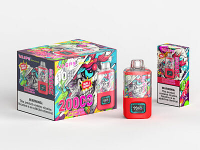 WASPE 20000 Puffs Dual Mesh Box Wegwerpvape - Dual-mesh vaping-apparaat met hoge capaciteit