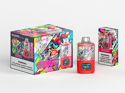 WASPE 20000 Puffs Dual Mesh Box Vape jetable - Dispositif de vapotage à double maille haute capacité