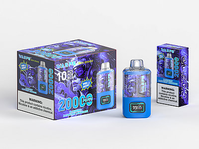 WASPE 20000 Puffs Dual Mesh Box Vape jetable - Dispositif de vapotage à double maille haute capacité