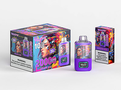 WASPE 20000 Puffs Dual Mesh Box Vape jetable - Dispositif de vapotage à double maille haute capacité
