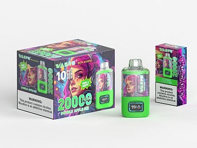 WASPE 20000 Puffs Dual Mesh Box Wegwerpvape - Dual-mesh vaping-apparaat met hoge capaciteit