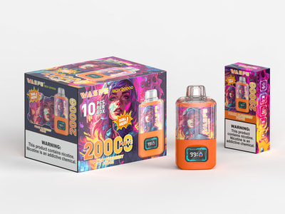 WASPE 20000 Puffs Dual Mesh Box Disposable Vape - High-capacity dual-mesh vaping device