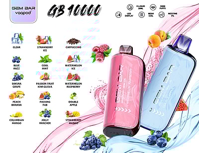 GEM BAR 10000 Puffs E cigarett grossist engångs vape penna