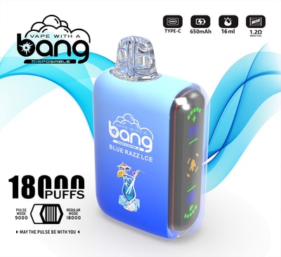 Bang Rocket 18000 Puffs Disposable Vape - High-capacity disposable vape device with 18000 puffs