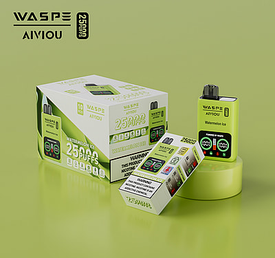 WASPE 25000 25K Puffs Disposable Vape 0% 2% 3% 5% Nicotine 10Tastes LED Display Factory Direct