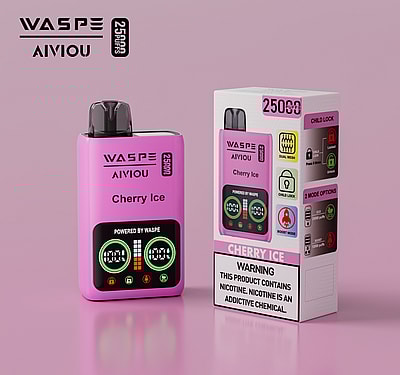 WASPE 25000 25K Puffs Disposable Vape 0% 2% 3% 5% Nicotine 10Tastes LED Display Factory Direct