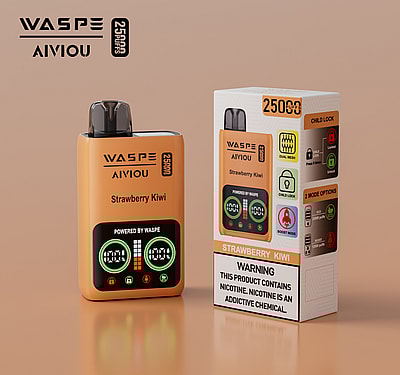 WASPE 25000 25K Puffs Disposable Vape 0% 2% 3% 5% Nicotine 10Tastes LED Display Factory Direct
