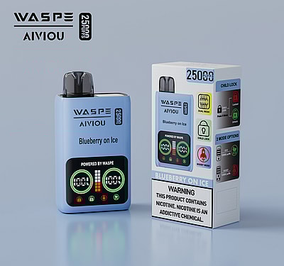 WASPE 25000 25K Puffs Disposable Vape 0% 2% 3% 5% Nicotine 10Tastes LED Display Factory Direct