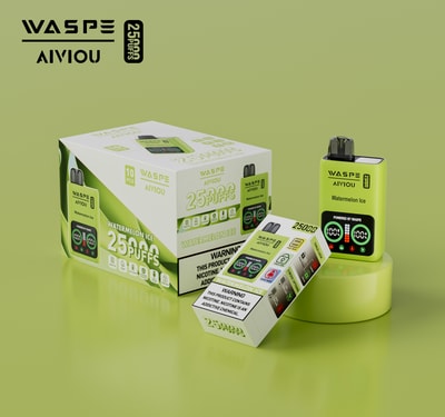 WASPE 25000 25K Puffs Disposable Vape 0% 2% 3% 5% Nicotine 10Tastes LED Display Factory Direct